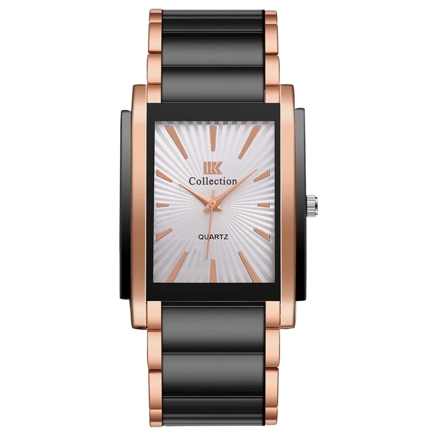 Watch for Men Man Fashion Watch Clock Stainless Steel Casual Dress Wrist Crystal Jewelry