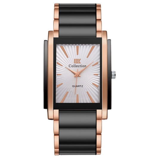 Watch for Men Man Fashion Watch Clock Stainless Steel Casual Dress Wrist Crystal Jewelry